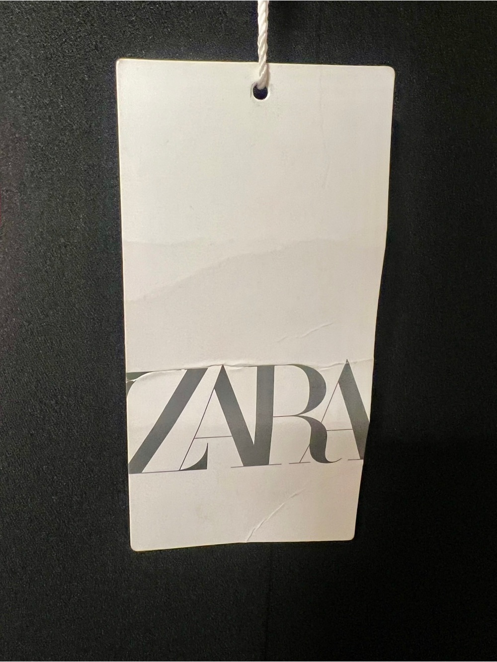 Zara Black Ruched Midi Dress - Picture 4 of 4